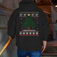 Pi Tree Christmas Math Teacher Ugly Sweater Men Women Kids Men Zip Up Hoodie Back Print, funny gift Pi Tree Christmas Math Teacher Ugly Sweater Men Women Kids Men Zip Up Hoodie Back Print, funny gift