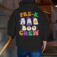 Pre-K Boo Crew Cute Ghost Halloween Costume Teacher Student For Men Women Kids Men Zip Up Hoodie Back Print, funny gift Pre-K Boo Crew Cute Ghost Halloween Costume Teacher Student For Men Women Kids Men Zip Up Hoodie Back Print, funny gift