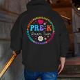 Pre K Dream Team Back To School Boys First Day Teacher Men Zip Up Hoodie Back Print, funny gift