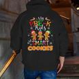 My Pre-K Kids Are Smart Cookies Christmas Teacher Men Zip Up Hoodie Back Print, funny gift