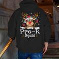Pre-k Teacher Squad Reindeer Teacher Christmas Men Zip Up Hoodie Back Print, funny gift Pre-k Teacher Squad Reindeer Teacher Christmas Men Zip Up Hoodie Back Print, funny gift
