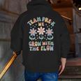 Preschool Teacher Appreciation Team Pre-K Grow With The Flow Men Zip Up Hoodie Back Print, funny gift Preschool Teacher Appreciation Team Pre-K Grow With The Flow Men Zip Up Hoodie Back Print, funny gift