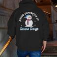 Proud Supporter Of Snow Days Teacher Men Zip Up Hoodie Back Print, funny gift Proud Supporter Of Snow Days Teacher Men Zip Up Hoodie Back Print, funny gift