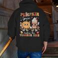 Pumpkin Spice Makes Teacher Nice Retro Fall Spooky Season Men Zip Up Hoodie Back Print, funny gift Pumpkin Spice Makes Teacher Nice Retro Fall Spooky Season Men Zip Up Hoodie Back Print, funny gift