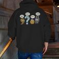 Punctuation English Grammar Teacher Back To School Men Zip Up Hoodie Back Print, English Teacher Hoodies, funny gift
