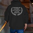 Quidquid Latine Dictum Sit Altum Videtur Teacher Men Zip Up Hoodie Back Print, funny gift Quidquid Latine Dictum Sit Altum Videtur Teacher Men Zip Up Hoodie Back Print, funny gift