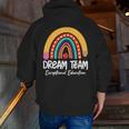 Rainbow Pencil Dream Exceptional Education Team SPED Teacher Men Zip Up Hoodie Back Print, funny gift Rainbow Pencil Dream Exceptional Education Team SPED Teacher Men Zip Up Hoodie Back Print, funny gift