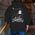 Read In Peace Skeleton Halloween Book Reading Spooky Teacher Men Zip Up Hoodie Back Print, funny gift