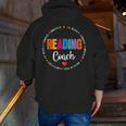 Reading Coach Teacher Interventionist Specialist Literacy Men Zip Up Hoodie Back Print, funny gift Reading Coach Teacher Interventionist Specialist Literacy Men Zip Up Hoodie Back Print, funny gift