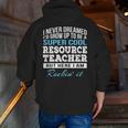 Resource Teacher Tshirt Men Women Men Zip Up Hoodie Back Print, funny gift