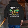 Resource Team Cactus Crew Resource Teacher Squad Men Zip Up Hoodie Back Print, funny gift Resource Team Cactus Crew Resource Teacher Squad Men Zip Up Hoodie Back Print, funny gift