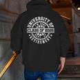 Retired 2025 For Teacher Retirement University Of I'm Done Men Zip Up Hoodie Back Print, funny gift