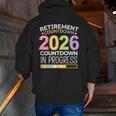 Retirement Class Of 2026 Teacher Countdown Loading Teacher Men Zip Up Hoodie Back Print, funny gift Retirement Class Of 2026 Teacher Countdown Loading Teacher Men Zip Up Hoodie Back Print, funny gift