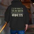 Retro Back To School Women Old Camo Preschool Teacher Men Zip Up Hoodie Back Print, funny gift Retro Back To School Women Old Camo Preschool Teacher Men Zip Up Hoodie Back Print, funny gift