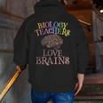 Retro BIOLOGY TEACHERS LOVE BRAINS This Is My Scary STEM Men Zip Up Hoodie Back Print, funny gift Retro BIOLOGY TEACHERS LOVE BRAINS This Is My Scary STEM Men Zip Up Hoodie Back Print, funny gift
