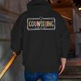 Retro Counseling Crew Counselor Teacher Appreciation Men Zip Up Hoodie Back Print, funny gift Retro Counseling Crew Counselor Teacher Appreciation Men Zip Up Hoodie Back Print, funny gift