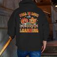 Retro Fall In Love With Learning Autumn Pumpkin Teachers Men Zip Up Hoodie Back Print, funny gift Retro Fall In Love With Learning Autumn Pumpkin Teachers Men Zip Up Hoodie Back Print, funny gift