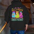 Retro Are You Falloween Direction Teacher Spooky Halloween Men Zip Up Hoodie Back Print, funny gift Retro Are You Falloween Direction Teacher Spooky Halloween Men Zip Up Hoodie Back Print, funny gift