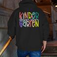 Retro Kindergarten Dream Team Back To School Teacher Kids Men Zip Up Hoodie Back Print, funny gift Retro Kindergarten Dream Team Back To School Teacher Kids Men Zip Up Hoodie Back Print, funny gift