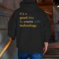Retro Technology Teacher Shirt Tech Teacher Men Zip Up Hoodie Back Print, funny gift Retro Technology Teacher Shirt Tech Teacher Men Zip Up Hoodie Back Print, funny gift