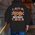 Retro Thankful Music Teacher Pumpkin Fall Thanksgiving Men Zip Up Hoodie Back Print, funny gift Retro Thankful Music Teacher Pumpkin Fall Thanksgiving Men Zip Up Hoodie Back Print, funny gift