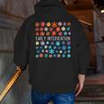Retro Wildflower Early Intervention Teacher Interventionist Men Zip Up Hoodie Back Print, funny gift Retro Wildflower Early Intervention Teacher Interventionist Men Zip Up Hoodie Back Print, funny gift