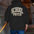 Retro Wildflower School Psych Teacher School Psychologist Men Zip Up Hoodie Back Print, funny gift Retro Wildflower School Psych Teacher School Psychologist Men Zip Up Hoodie Back Print, funny gift