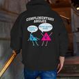 Right Acute Triangle Math Teacher Cool Geometry Men Zip Up Hoodie Back Print, funny gift