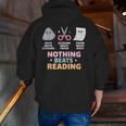 Rock Paper Scissors Teacher Librarian Nothing Beats Reading Men Zip Up Hoodie Back Print, funny gift Rock Paper Scissors Teacher Librarian Nothing Beats Reading Men Zip Up Hoodie Back Print, funny gift