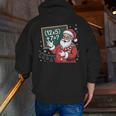 Santa Teacher 67 Math Christmas Xmas Holiday Number 67 Men Zip Up Hoodie Back Print, funny gift Santa Teacher 67 Math Christmas Xmas Holiday Number 67 Men Zip Up Hoodie Back Print, funny gift