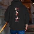Santa Yoga Poses For Yogi Teacher Christmas Yoga Poses Men Zip Up Hoodie Back Print, funny gift Santa Yoga Poses For Yogi Teacher Christmas Yoga Poses Men Zip Up Hoodie Back Print, funny gift
