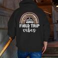 School Bus Trip Vibes Students Teachers Students Field Trip Men Zip Up Hoodie Back Print, funny gift School Bus Trip Vibes Students Teachers Students Field Trip Men Zip Up Hoodie Back Print, funny gift