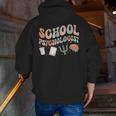 School Psychologist Teacher Psychology School Psychologist Men Zip Up Hoodie Back Print, funny gift School Psychologist Teacher Psychology School Psychologist Men Zip Up Hoodie Back Print, funny gift