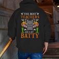 School Teacher A Bit Batty Teaching Bat Halloween Costume Men Zip Up Hoodie Back Print, funny gift School Teacher A Bit Batty Teaching Bat Halloween Costume Men Zip Up Hoodie Back Print, funny gift