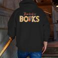 Science Of Reading ELA Teachers Thankful For Books Men Zip Up Hoodie Back Print, Science Teacher Hoodies, funny gift
