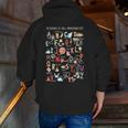 Science Teacher Alphabet Science Is All Around Us Teacher Men Zip Up Hoodie Back Print, Science Teacher Hoodies, funny gift