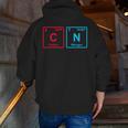 Six Seven Meme 6 7 Science Teacher 6-7 Periodic Table Men Zip Up Hoodie Back Print, Science Teacher Hoodies, funny gift
