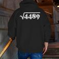 Sixty Seven 67 Meme Square Root 4489 Slang Math Teacher Men Zip Up Hoodie Back Print, funny gift Sixty Seven 67 Meme Square Root 4489 Slang Math Teacher Men Zip Up Hoodie Back Print, funny gift