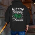 Sleighing Math Problem Xmas In Math Teacher Christmas Men Women Men Zip Up Hoodie Back Print, funny gift Sleighing Math Problem Xmas In Math Teacher Christmas Men Women Men Zip Up Hoodie Back Print, funny gift