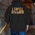 I SMELL CHILDREN Halloween Teacher Classroom I Teach Men Zip Up Hoodie Back Print, funny gift I SMELL CHILDREN Halloween Teacher Classroom I Teach Men Zip Up Hoodie Back Print, funny gift