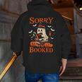 Sorry I'm Booked Ghost Reading Book Lover Teacher Halloween Men Zip Up Hoodie Back Print, funny gift Sorry I'm Booked Ghost Reading Book Lover Teacher Halloween Men Zip Up Hoodie Back Print, funny gift