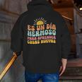 Spanish Multilingual Teacher Dual Languages Bilingual Men Zip Up Hoodie Back Print, funny gift Spanish Multilingual Teacher Dual Languages Bilingual Men Zip Up Hoodie Back Print, funny gift