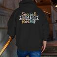 Special Education Rocks Sped Teacher Students Back To School Men Zip Up Hoodie Back Print, funny gift Special Education Rocks Sped Teacher Students Back To School Men Zip Up Hoodie Back Print, funny gift