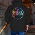 Special Education Squad Dream Team SPED Teacher Back School Men Zip Up Hoodie Back Print, funny gift Special Education Squad Dream Team SPED Teacher Back School Men Zip Up Hoodie Back Print, funny gift