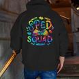 Special Education Teacher Sped Squad SPED Teacher Tie Dye Men Zip Up Hoodie Back Print, funny gift Special Education Teacher Sped Squad SPED Teacher Tie Dye Men Zip Up Hoodie Back Print, funny gift