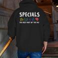 Specials The Best Part Of The Day Men Women Teacher Men Zip Up Hoodie Back Print, funny gift