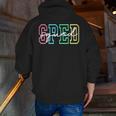 SPED Squad Team SPED Teacher Special Education Teacher Men Zip Up Hoodie Back Print, funny gift