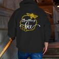 Spelling Bee Halloween Costume For Teachers Men Zip Up Hoodie Back Print, funny gift
