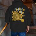 Spelling Bee Kind Positive Kindness Women Teacher Men Zip Up Hoodie Back Print, funny gift Spelling Bee Kind Positive Kindness Women Teacher Men Zip Up Hoodie Back Print, funny gift