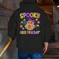 Spooky ESOL Teacher Halloween ESOL Teaching Coquette Men Zip Up Hoodie Back Print, funny gift Spooky ESOL Teacher Halloween ESOL Teaching Coquette Men Zip Up Hoodie Back Print, funny gift